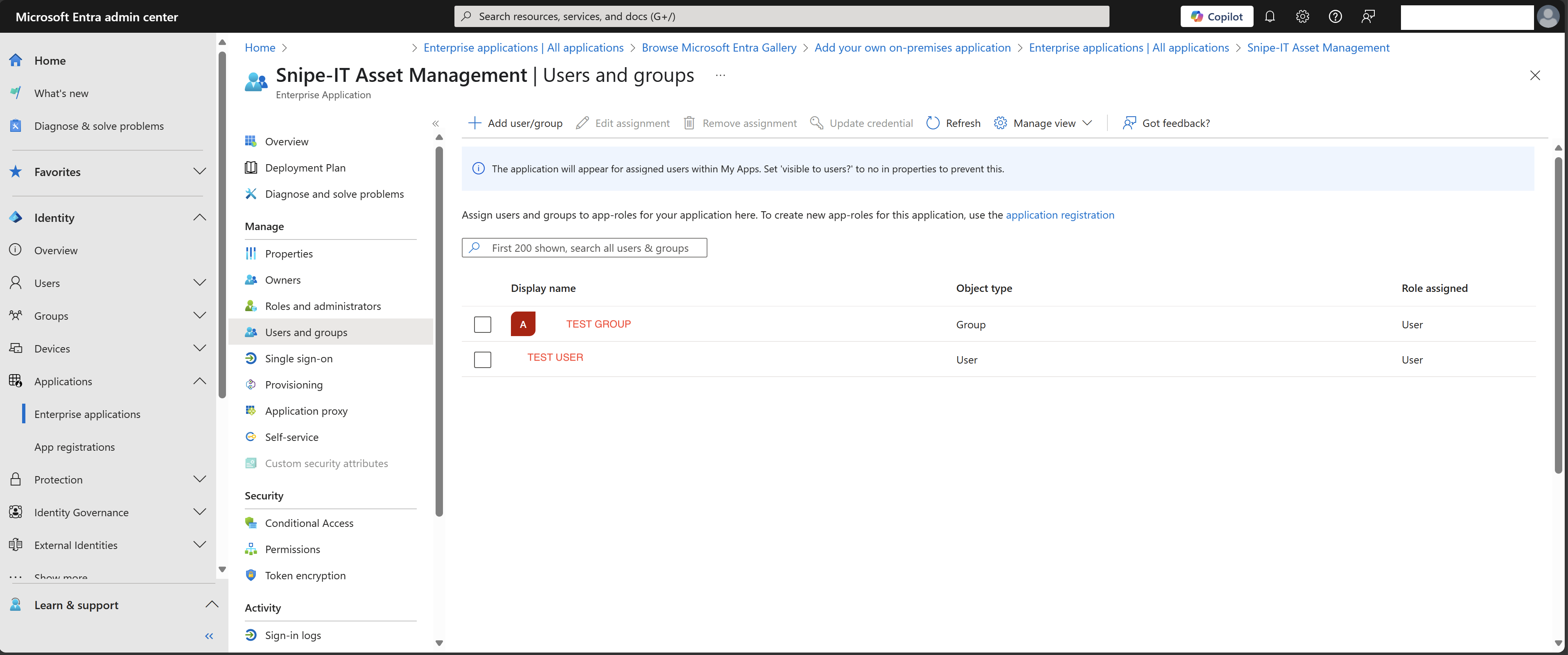 Snipe-IT Entra App 05